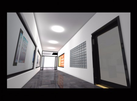 Corredor y acceso de servicio, Edificio 12 UDLAP - Puebla